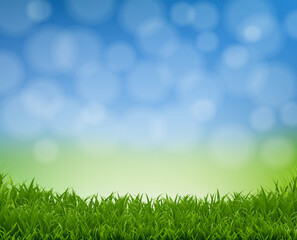 Obraz premium Spring Nature Background With Bokeh