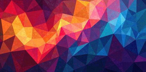 Fototapeta premium Delaunay Voronoi Color Diagram Background, abstract art, Voronoi diagram