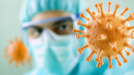 Skilled surgeon in sterile operating room performing a complex surgical procedure