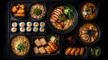 Experience colorful asian cuisine a culinary delight showcase