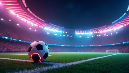 Soccer Stadium, Football Stadium, Green Field, Soccer Field, Football Field, Stadium Lights, Goalpost, Sports Arena, Soccer Match, Grass Field, Artificial Turf, Real Grass Field, Sports Venue, Soccer 