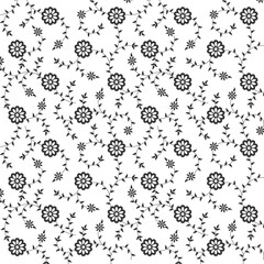 Beautiful Flower Design Pattern, Flower Background, Wallpaper, Fabric Print