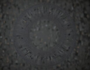 Obraz premium Simple geometric shape made up of dots or lines in a circular pattern , shapes, forms