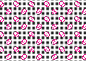Flower and geometric Design pattern
