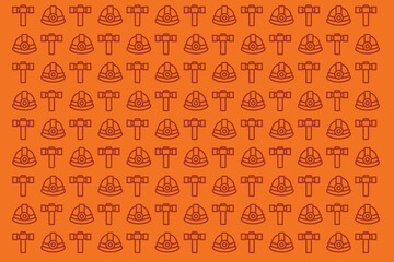 Mining tools pattern for industrial backgrounds