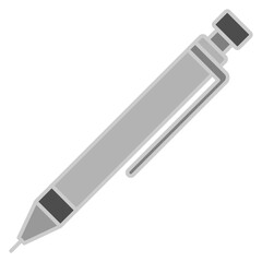 Mechanical Pencil architecture icons monochrome color