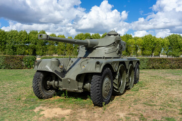 Fototapeta premium historic tank in Saumur France