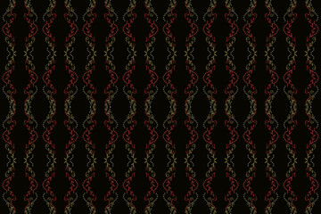 Motifs African boho paisley Floral Ikat pattern embroidery border. Ethnic ikat floral Ethnic Indian Pattern Ikat pattern Ethnic Pattern.Border indian floral Aztec embroidery border seamless patterns.