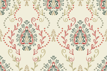 Motifs African boho paisley Floral Ikat pattern embroidery border. Ethnic ikat floral Ethnic Indian Pattern Ikat pattern Ethnic Pattern.Border indian floral Aztec embroidery border seamless patterns.