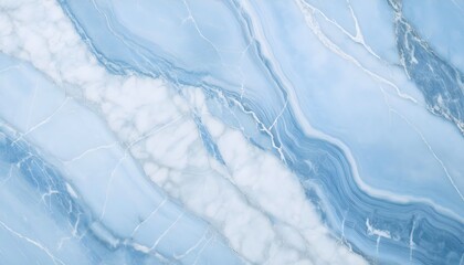 Naklejka premium Gentle light blue marble texture abstract background. Detailed marble luxury surface wallpaper