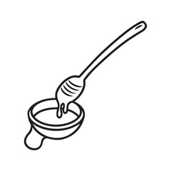 Girl and Groovy: Bold and Easy Coloring Page, Line art, Balck and white Image, Drawing, honey Coloring page