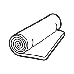 Girl and Groovy: Bold and Easy Coloring Page, Line art, Balck and white Image, Drawing, roller Coloring page