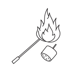 Girl and Groovy: Bold and Easy Coloring Page, Line art, Balck and white Image, Drawing, Coloring page