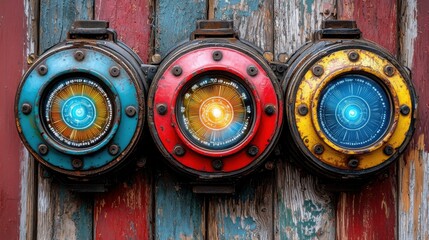 A confident engineer presenting advanced engineering solutions with glowing data visuals and sophisticated technology equipment in a modern tech setting