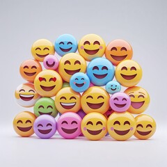 Obraz premium set of faces