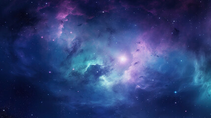 Fototapeta premium Stunning Nebula in the Deep Space