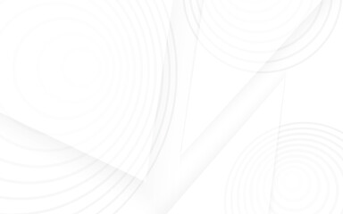 White abstract circular background design pattern minimal texture