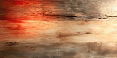Rustic wooden texture with warm red and brown tones