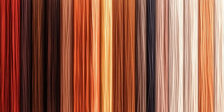 Colorful vertical stripes pattern with warm tones and textures