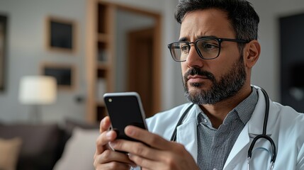 A healthcare provider using innovative mobile applications to ensure easy and secure access to health information, enhancing patient care and convenience