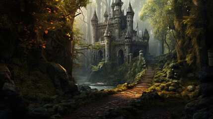 Enchanted Forest Castle Ruins