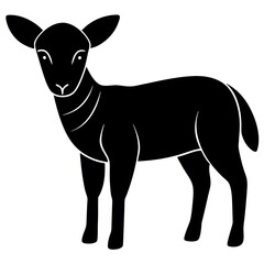 silhouette of a giraffe