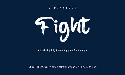 Set of Numbers 1, 2, 3, 4, 5, 6, 7, 8, 9, 0. Brush stroke, marker textured numbers. Stylish hand draw brush painted numbers set. Bold brush drawn grunge. Dirty texture vector. Rough brush strokes.