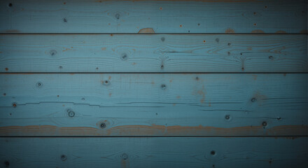 Fototapeta premium Blue old wooden background