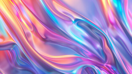 A holographic gradient with metallic Wallpaper