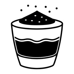 illustration of a glass of milk