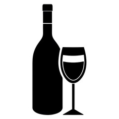 bottle and glass