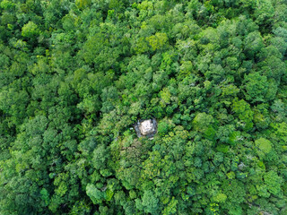 Amazing viewpoint in the middle of the jungle in Siquijor island, Philippines. High quality photo