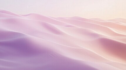 Fototapeta premium A soft pastel gradient background blends shades of lavender, peach, and pale pink, featuring a smooth texture that creates a dreamy, calm atmosphere with gentle lighting casting delicate shadows.