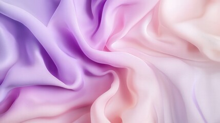 Obraz premium A soft pastel gradient background blends shades of lavender, peach, and pale pink, featuring a smooth texture that creates a dreamy, calm atmosphere with gentle lighting casting delicate shadows.