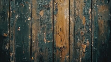 Fototapeta premium old pine wood plank wall panoramic background