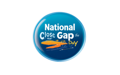 National Close the Logo in Circular Shape Isolated on transparent background.