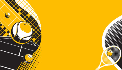 Abstract Tennis background. sports concept.
