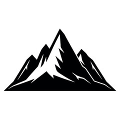 illustration of a mountain vector illustration