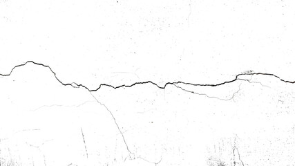 Wall Crack Illustration – Flat Editable Vector of Fracture Surface, Broken Wall, and Rift on...