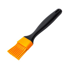 Stylish Silicone Pastry Brush with Smooth Bristles Isolated on Transparent Background