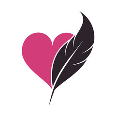 heart and feather 