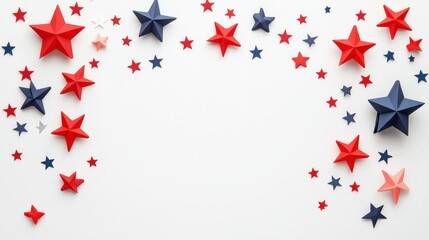 Celebrate presidents day in the usa colorful festival banner mockup for american labor day