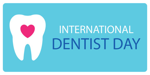 International Dentist Day. Vector illustration