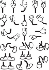 cartoon hands