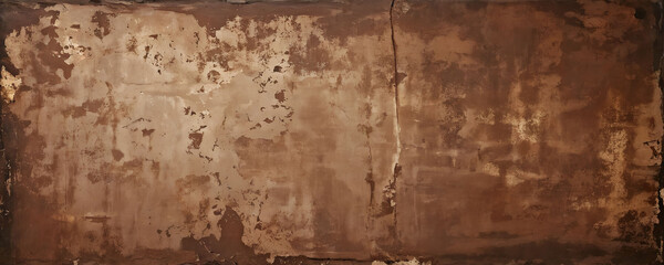 Obraz premium Textured wall with earthy tones showcasing vintage aesthetic in urban setting