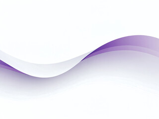 Obraz premium Smooth purple and white wave design creating an elegant abstract background for various creative uses