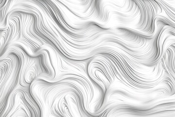 White abstract wavy texture Seamless modern pattern with waves