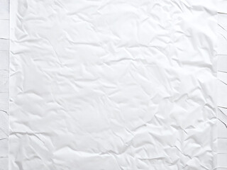 Obraz premium Crumpled white paper background ideal for art projects and creative design activities in a bright workspace