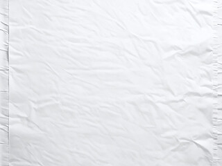 Crumpled white paper with ruler edge for creative designs and crafts in a bright workspace