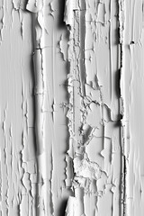 High-Resolution Grayscale Cracked and Peeling Paint Generative Texture